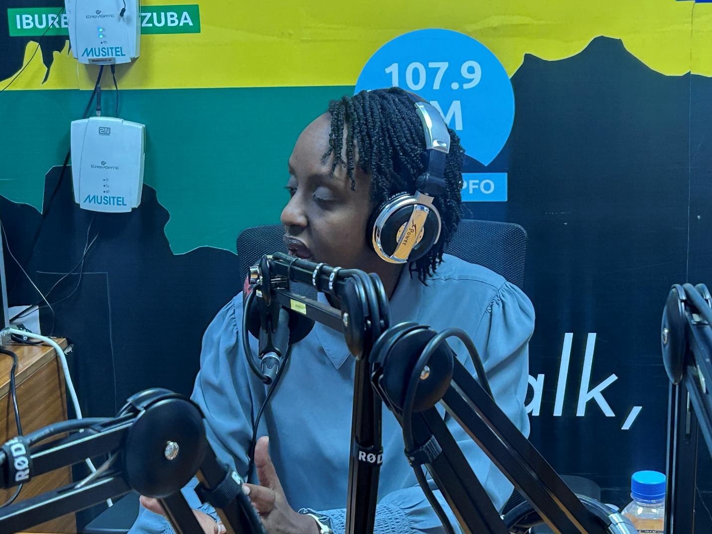 Aurore Hirwa, CEO of EdTech Solutions, during EdTech Mondays Rwanda